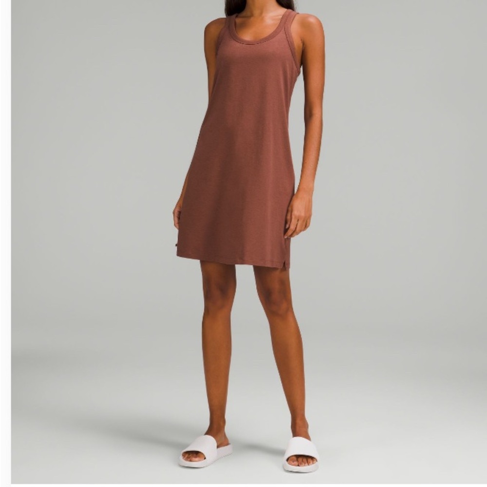 Lululemon - classic fit cotton dress - ancient copper